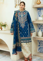 Zara Shahjahan - 1075 | Premium 3PC Embroidered Lawn Suit with Diamond Dupatta